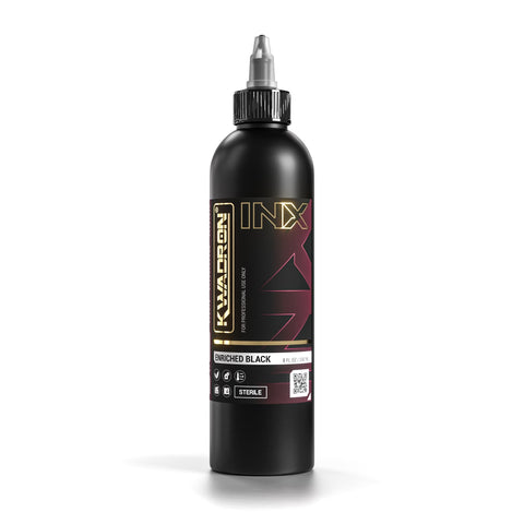 Kwadron Inx - Enriched Black Tattoo Ink 8 oz