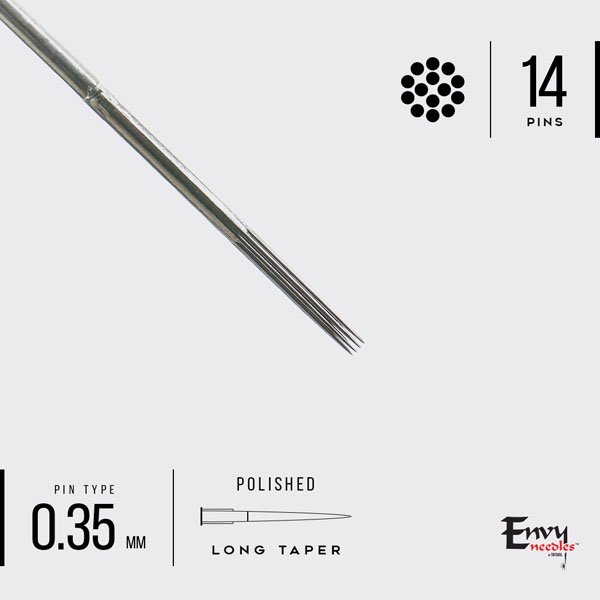 Envy Tattoo Needle Samples Round Shader