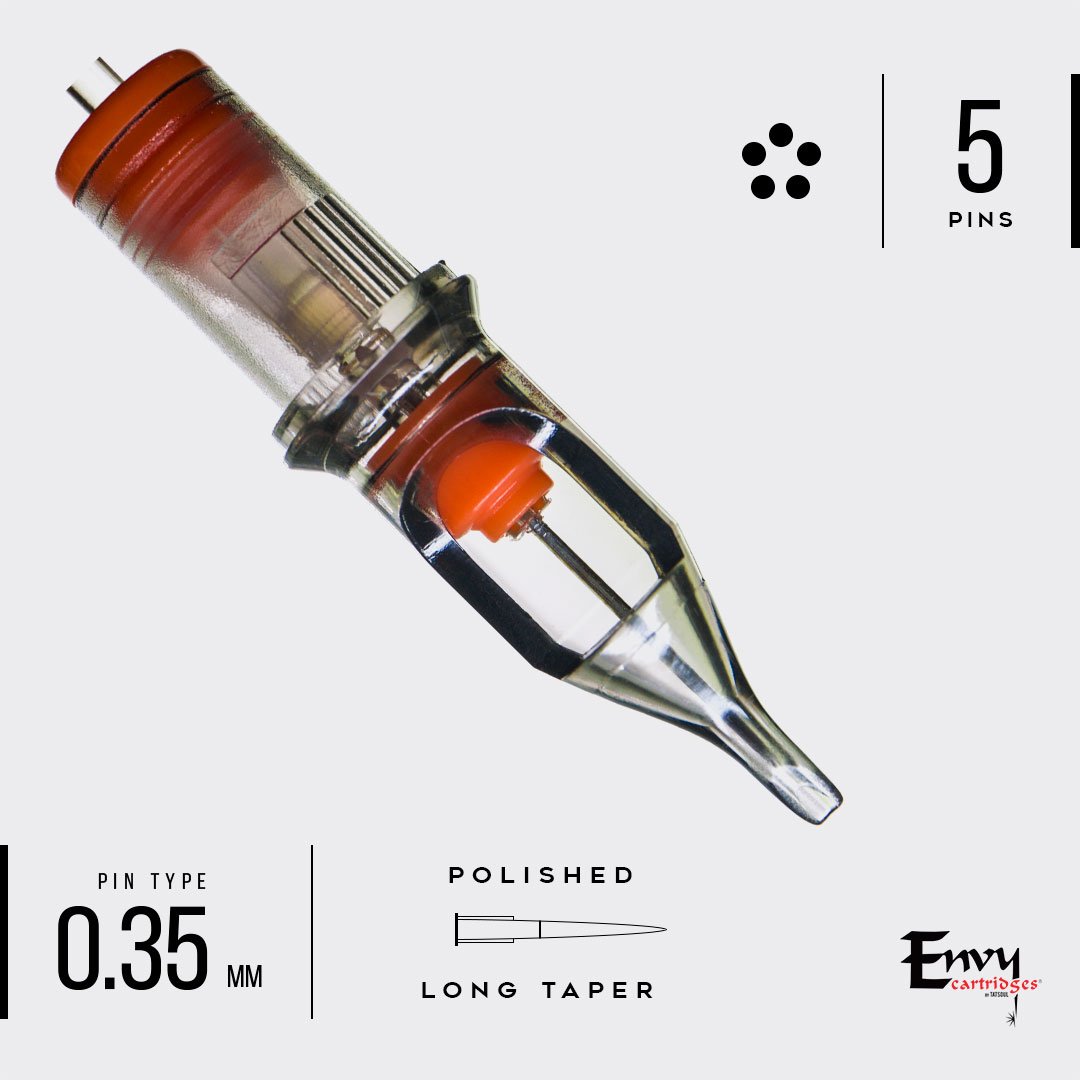 Envy Traditional Round Liner Tattoo Needles Cartridge