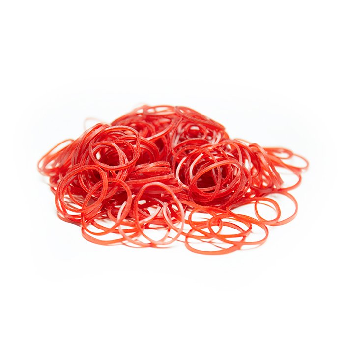 Rubber Bands #12 - Red (1/4 lbs bag)
