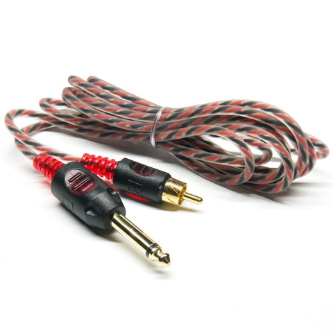 Bishop Premium Lightweight 7ft. RCA Cord for Tattooing in the Color Red