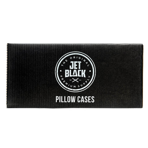 Jet Black - Black Disposable Pillow Cases - 20" x 29" (100/box)