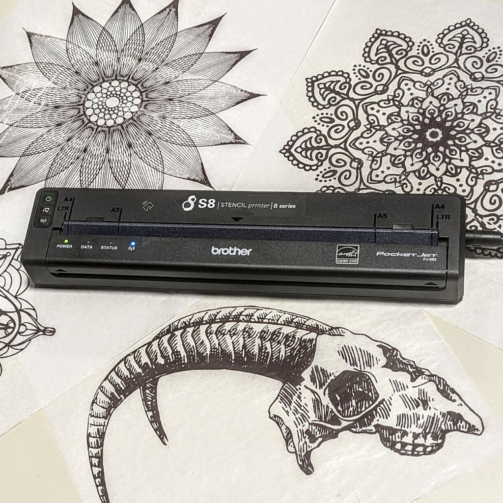 S8 TATTOO STENCIL PRINTER BLUETOOTH: ANDROID/WINDOWS – OPEN BOX – TAT  Tattoo Supplies