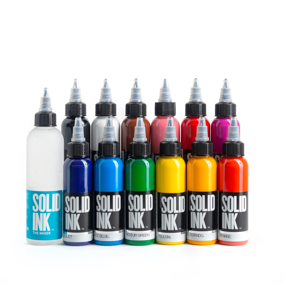 The Solid Ink 50 Color Deluxe Set has bright colors and skin tones offering some of the most diversity out of the Solid Ink Sets.