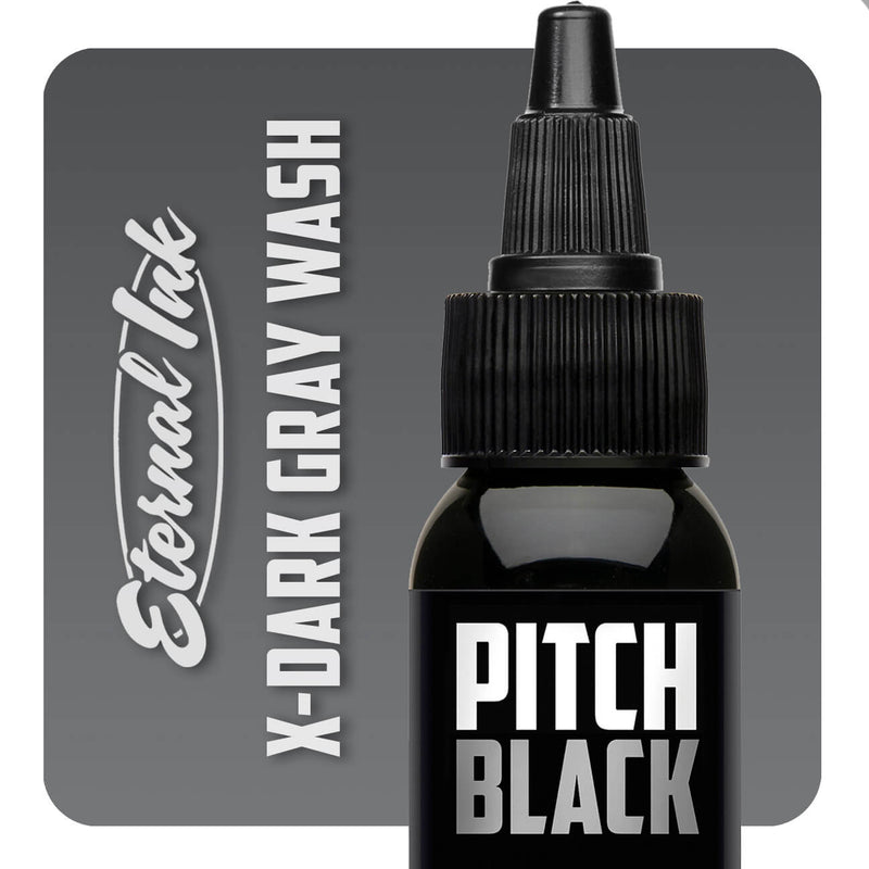 Eternal Ink - Pitch Black - Gray Wash Extra Dark