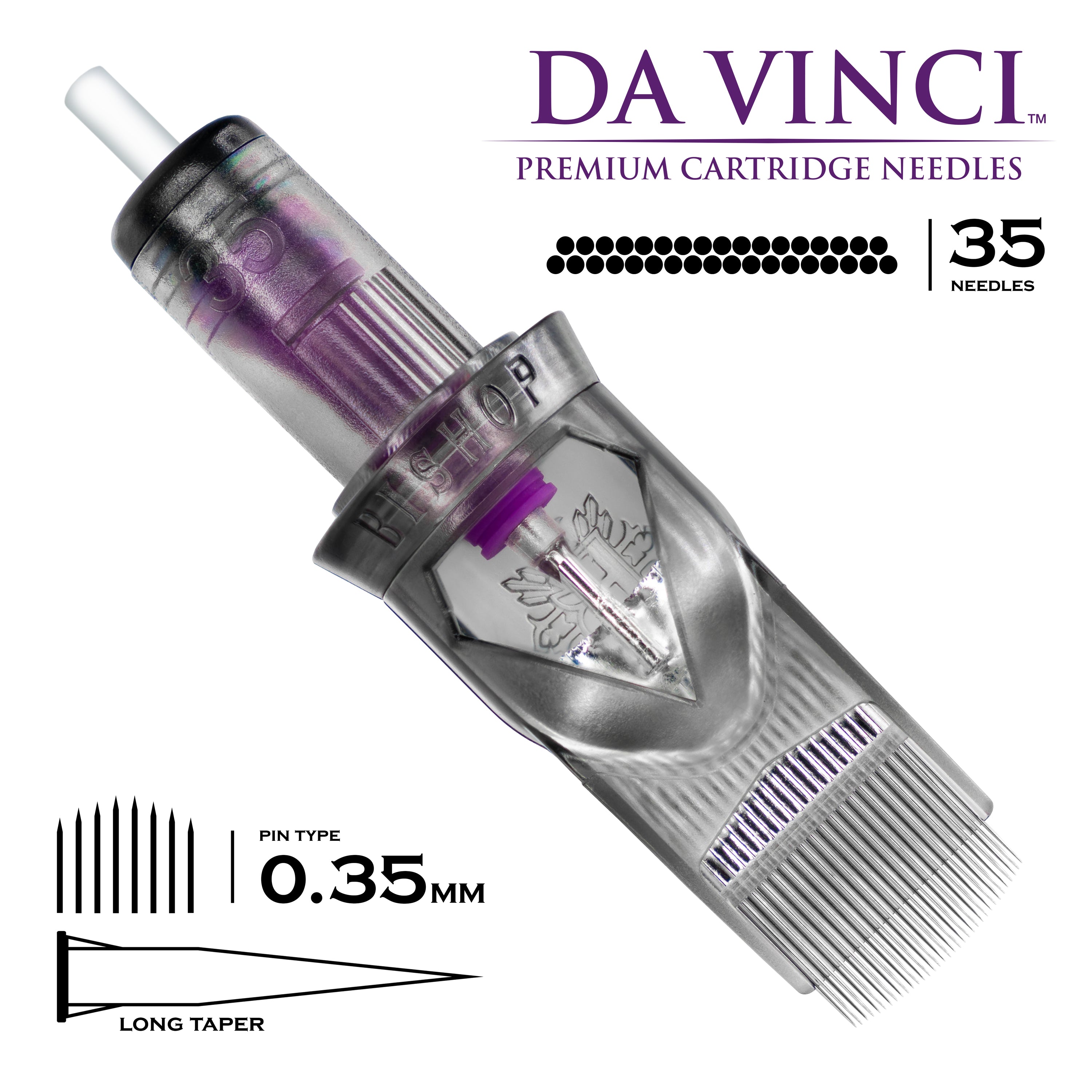 Da Vinci V2 Cartridges - Wide Magnum Long Taper