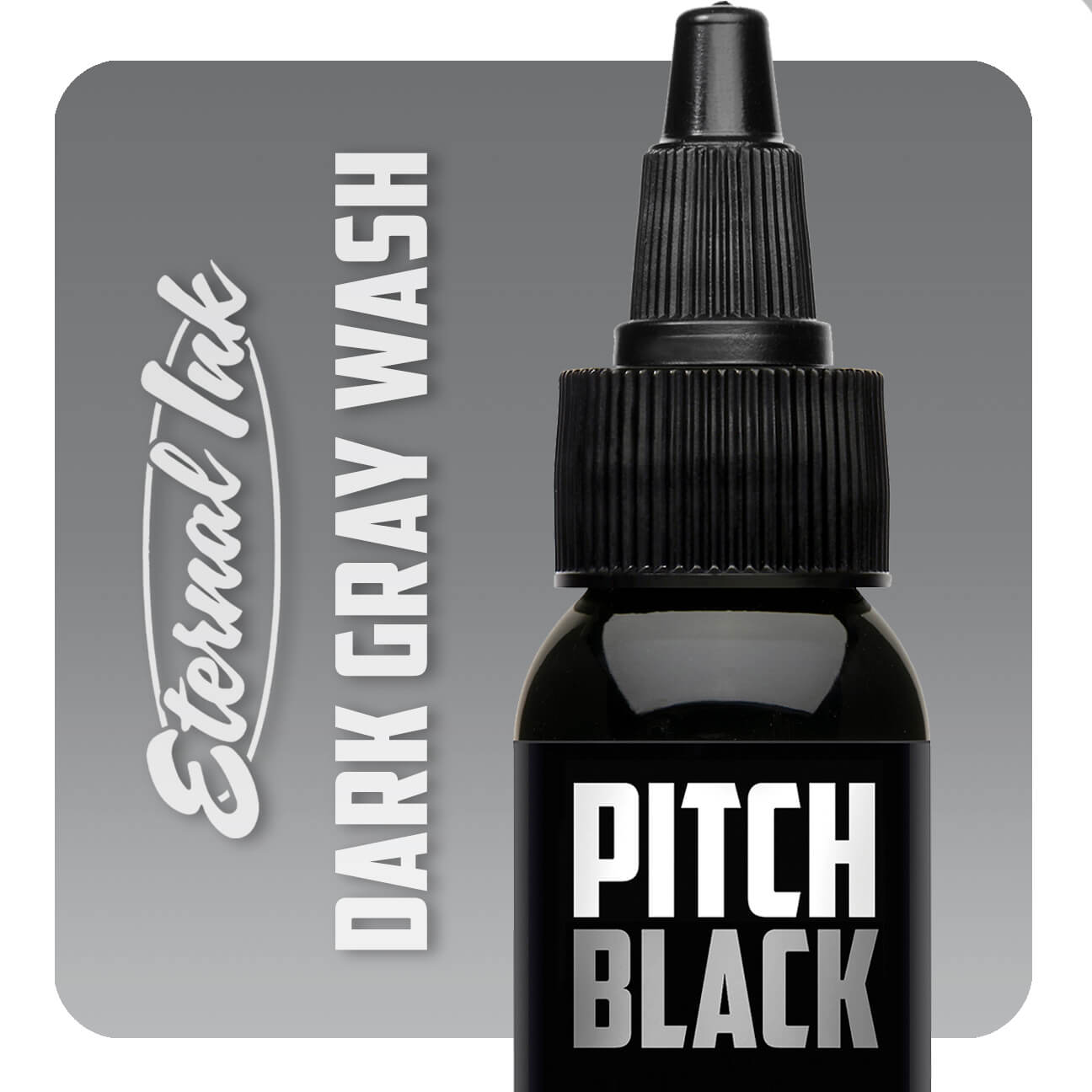 Eternal Ink - Pitch Black - Gray Wash Dark