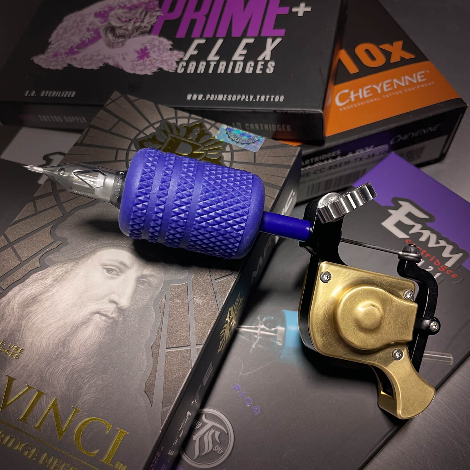 Shop The Kingpin Aria Deluxe Rotary Tattoo Machine | TATSoul
