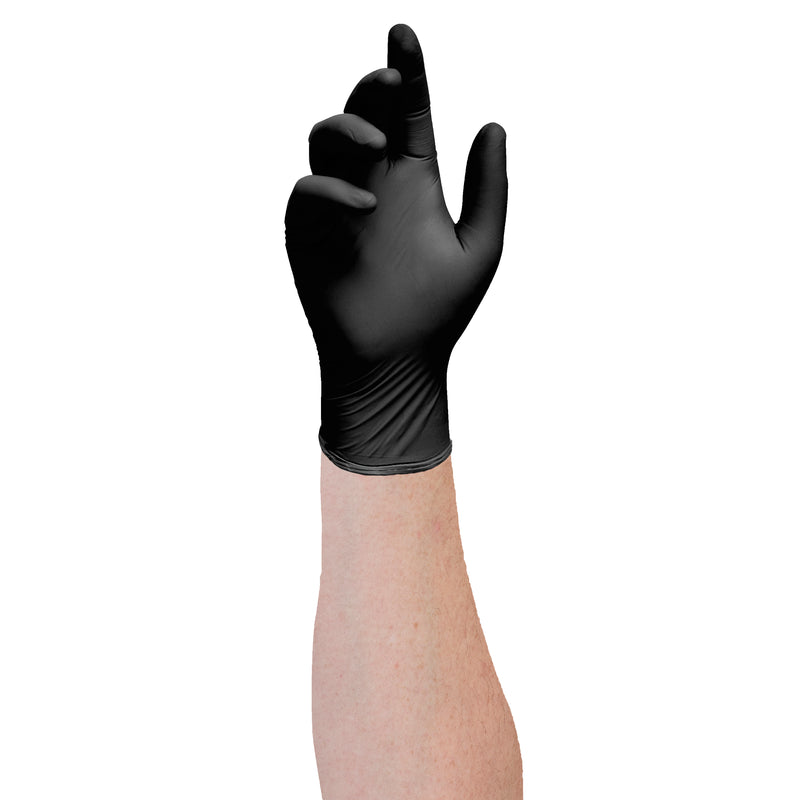 HALYARD Black Nitrile  Gloves