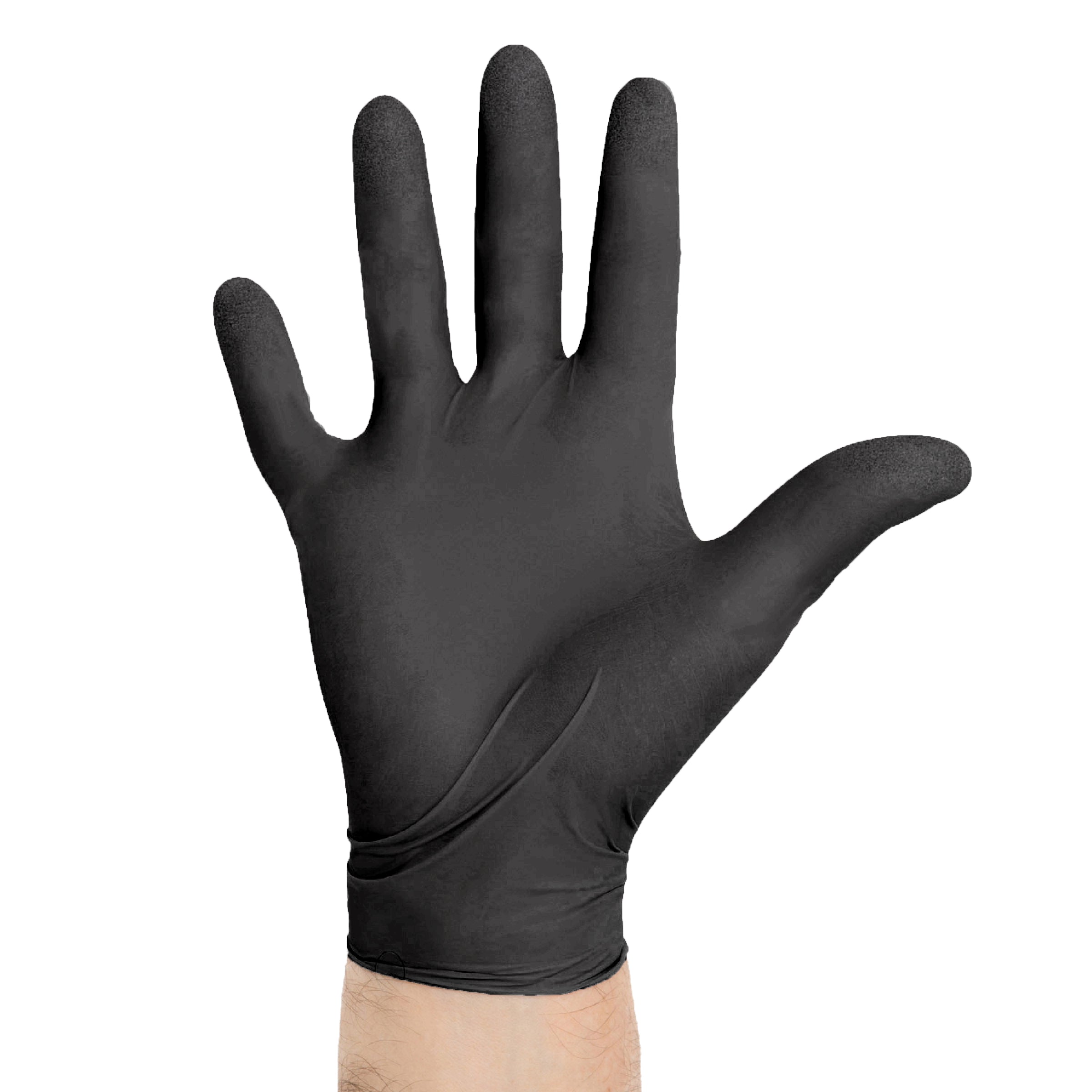 HALYARD Black Nitrile  Gloves