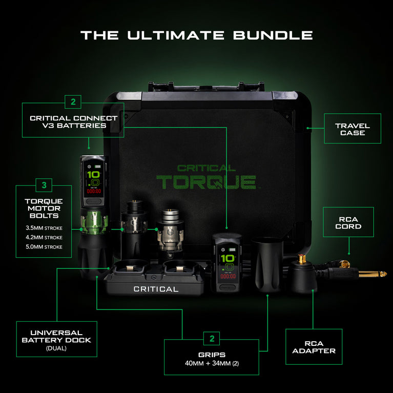 Critical Torque Ultimate Bundle | Premium Wireless Tattoo System