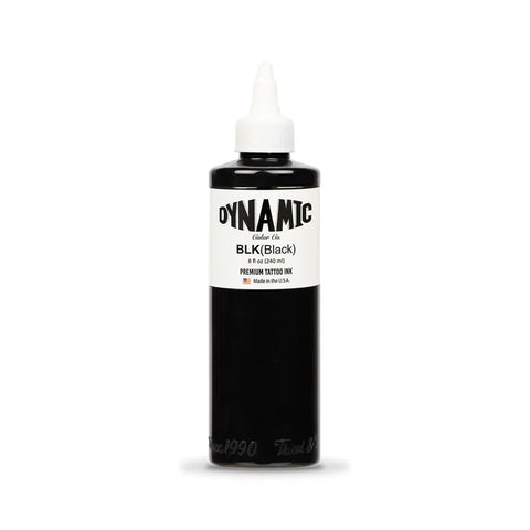 Dynamic Ink Tattoo Ink - 8 oz. - Dynamic Black