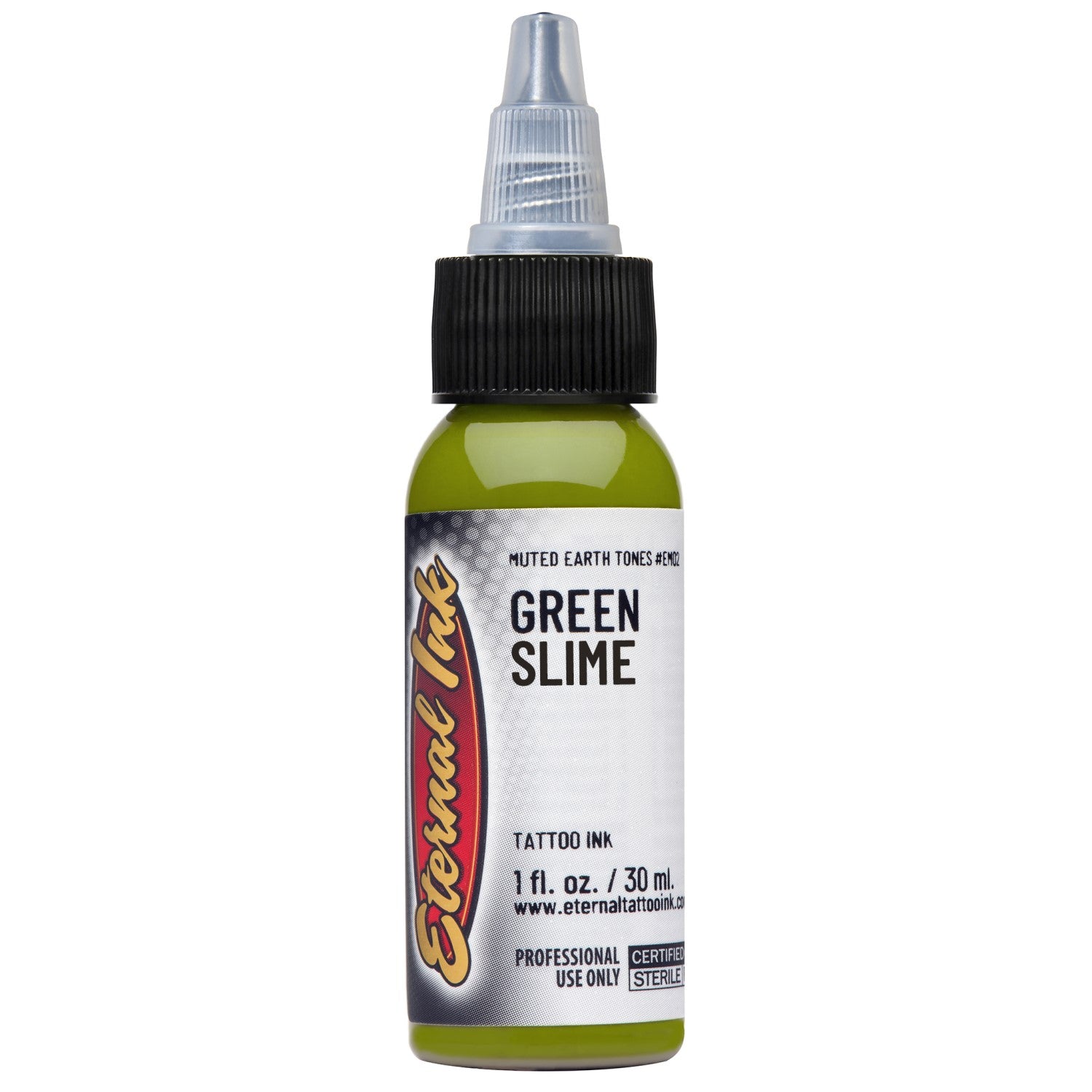 Eternal Ink Muted Earth Tones - Green Slime Tattoo Ink