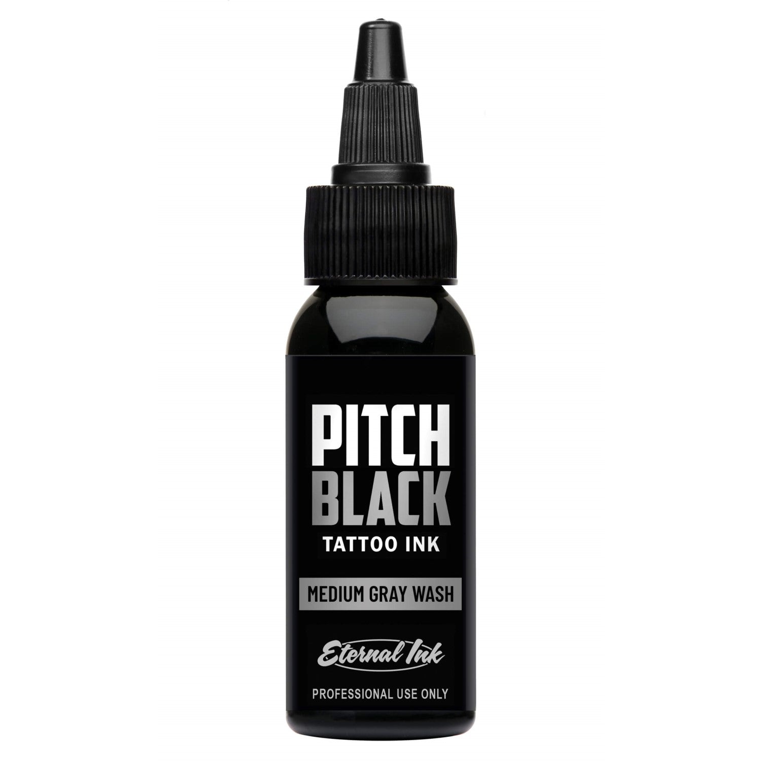 Eternal Ink - Pitch Black - Gray Wash Medium