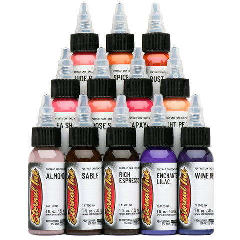 Eternal Ink - Portrait Tones Skin Tattoo Ink Set