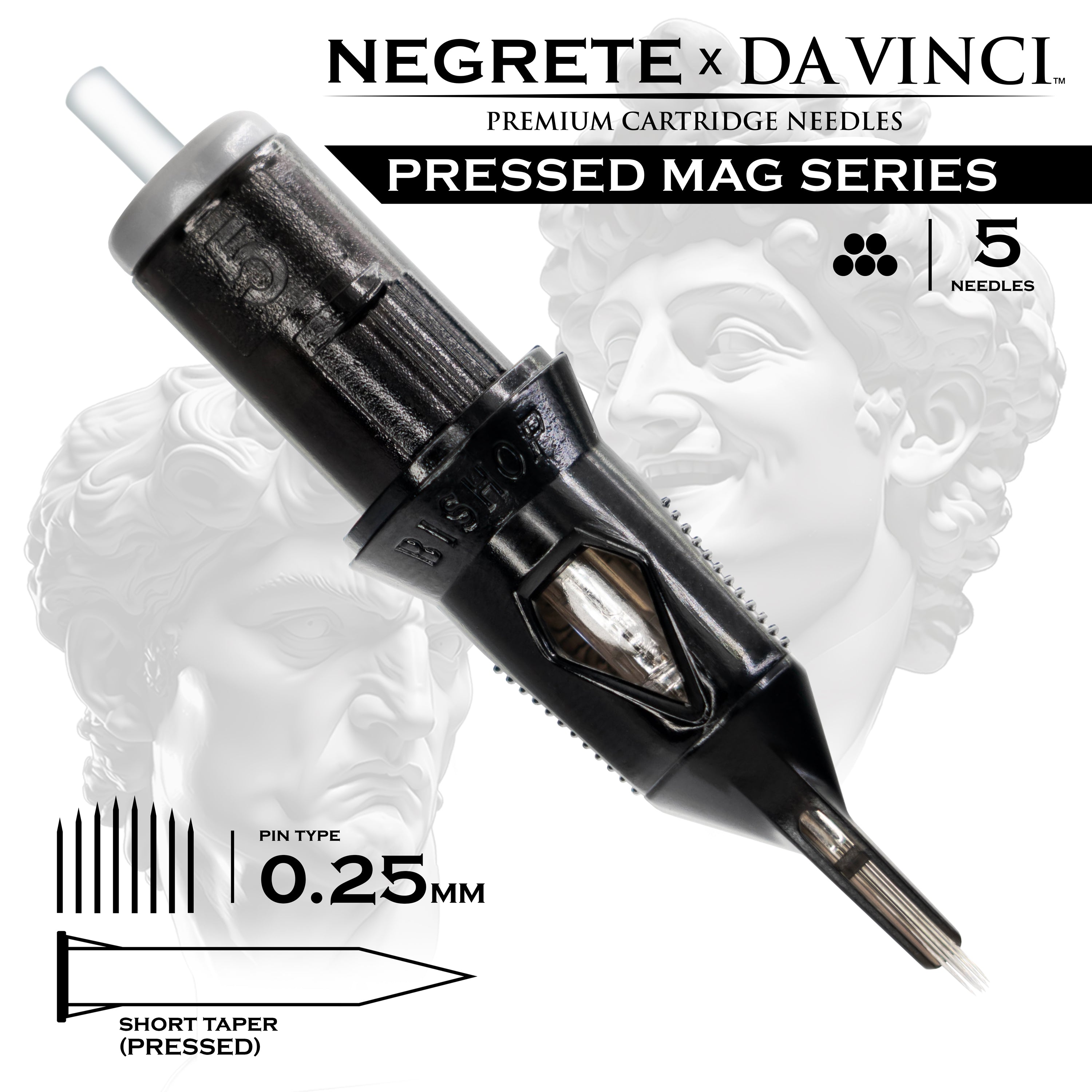 Bishop Da Vinci V2 Cartridges - Freddy Negrete Pressed Magnum