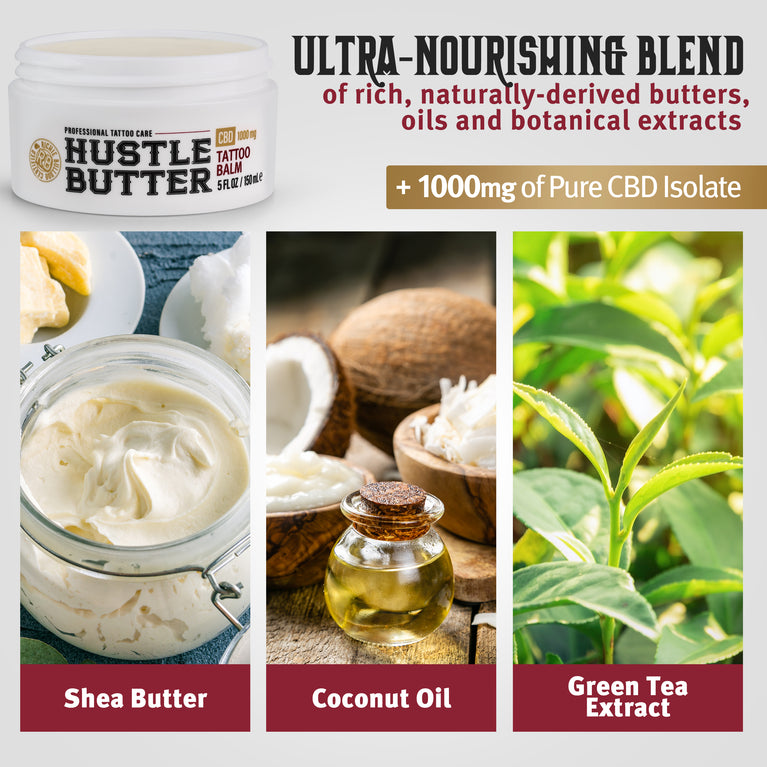 Hustle Butter CBD Tattoo Balm 5oz