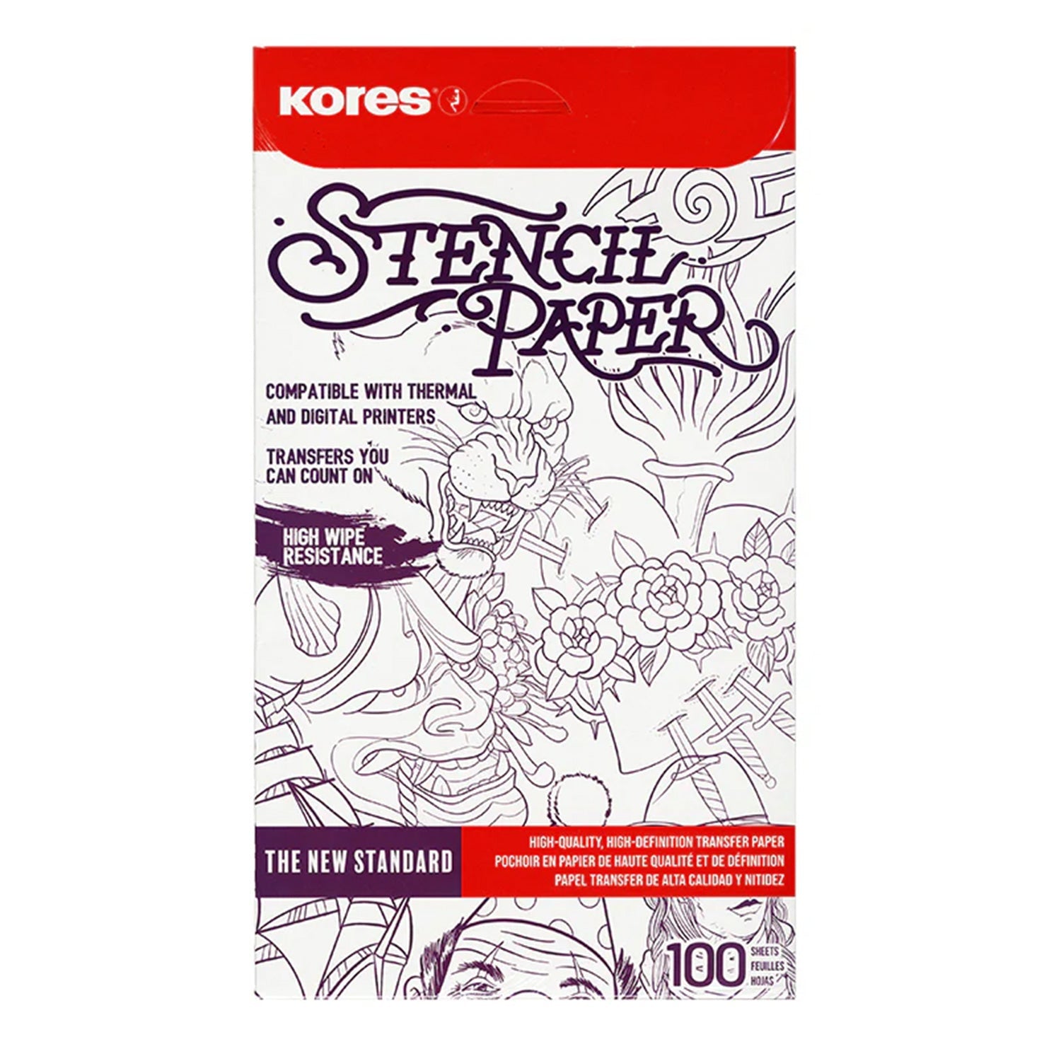 Kores Carbon and Ribbon Stencil Transfer Paper