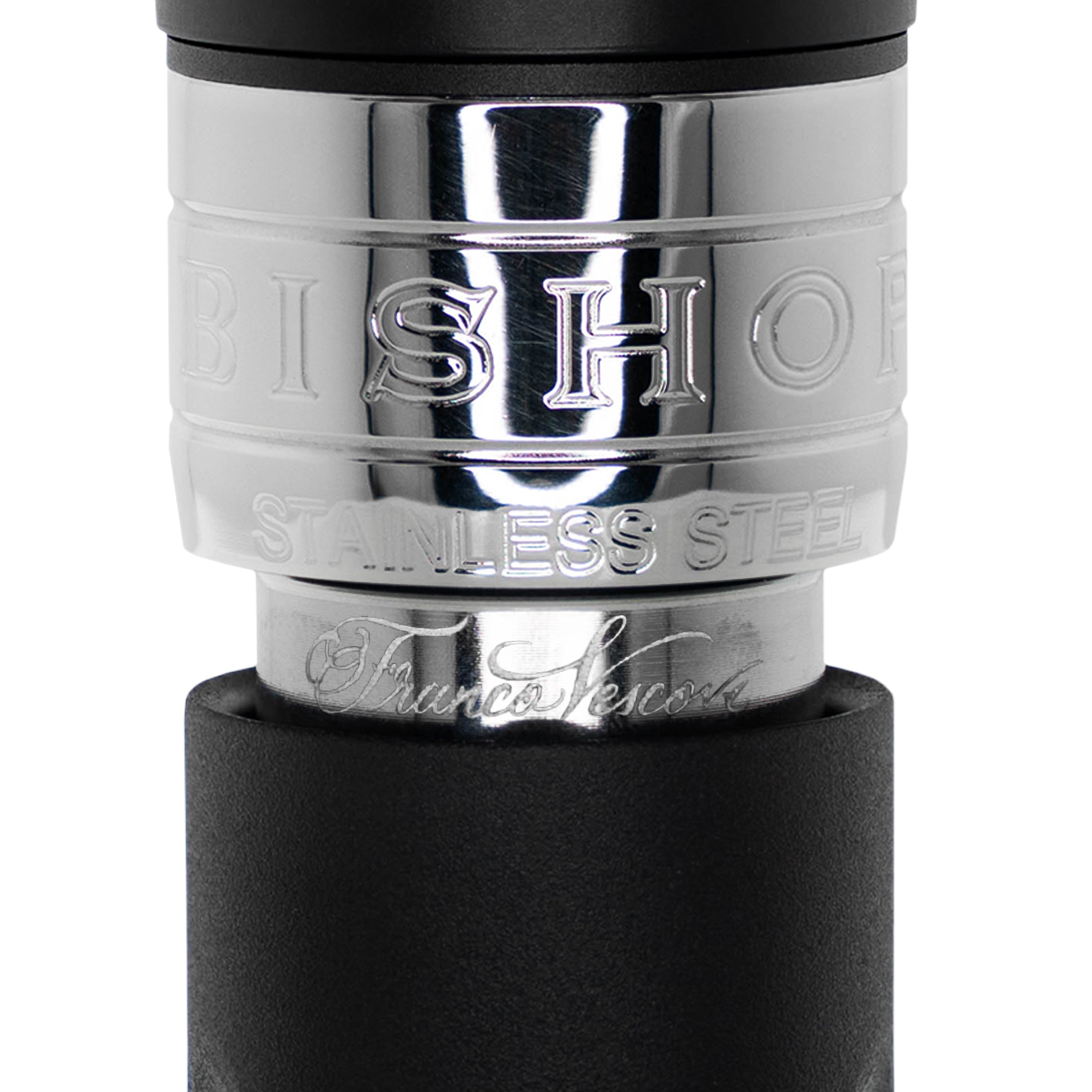 Bishop Power Wand 正規品、WANDステンレス専用グリップ付き Bishop Power Wand Full Set Stainless Steel Packer Tattoo Machine