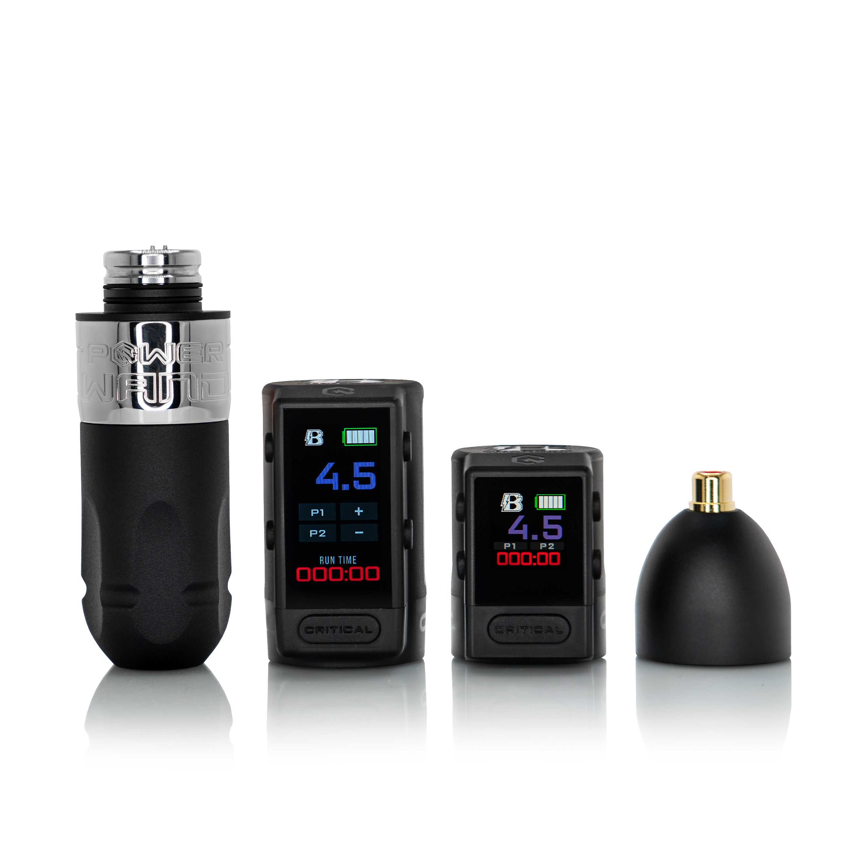 Bishop Power Wand Full Set Stainless Steel Packer Tattoo Machine