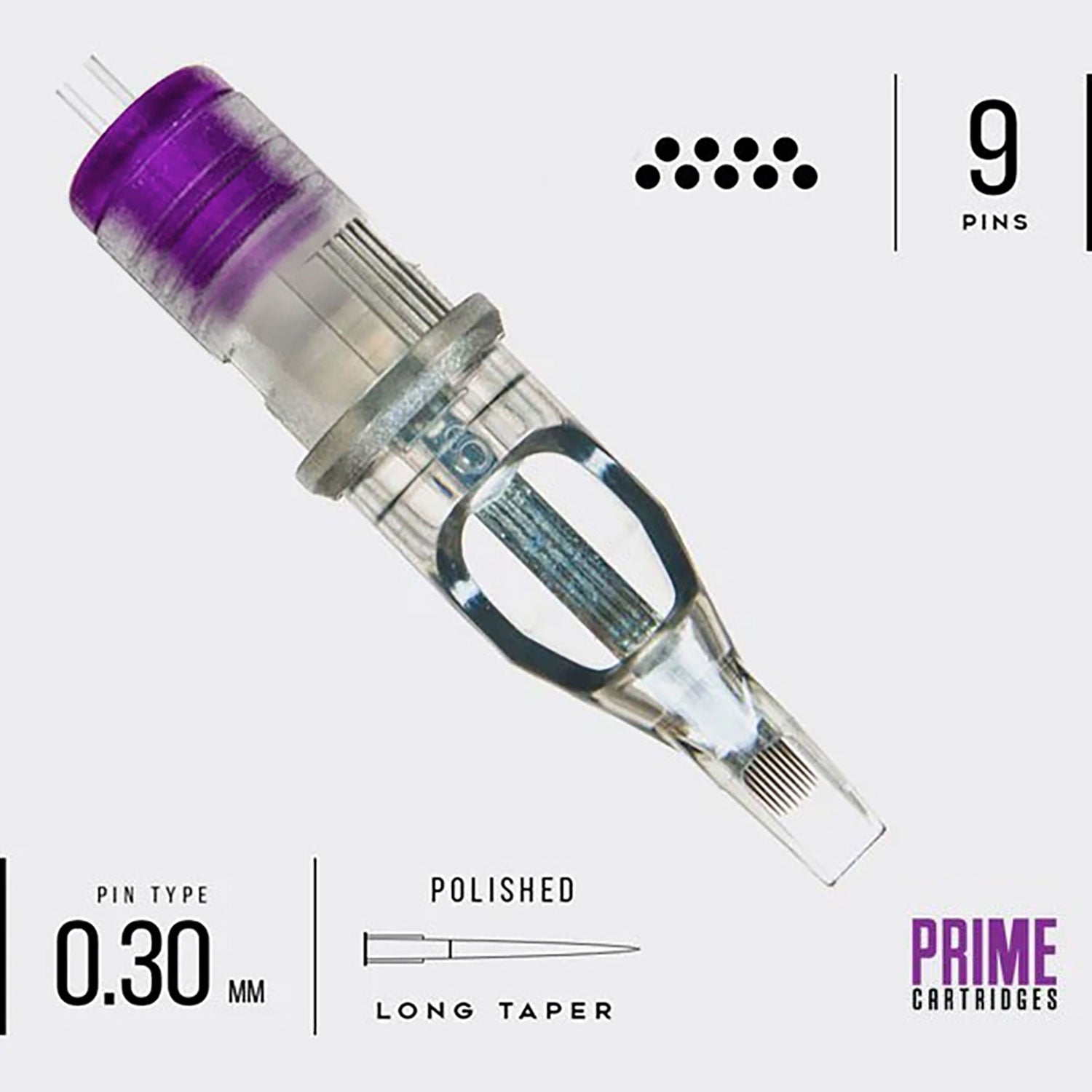 Prime+ Bugpin Tattoo Cartridges - Curved Magnum