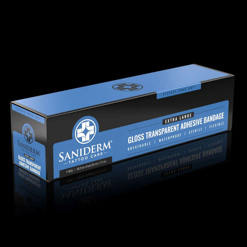 Saniderm Tattoo Gloss Transparent Adhesive Bandage - Rolls
