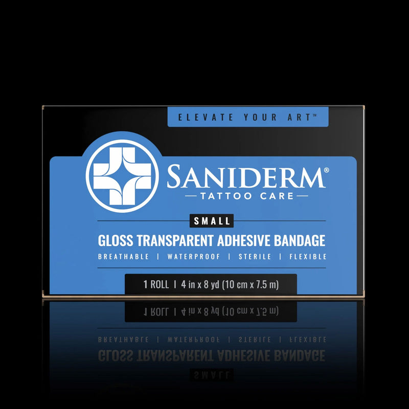 Saniderm Tattoo Gloss Transparent Adhesive Bandage - Rolls