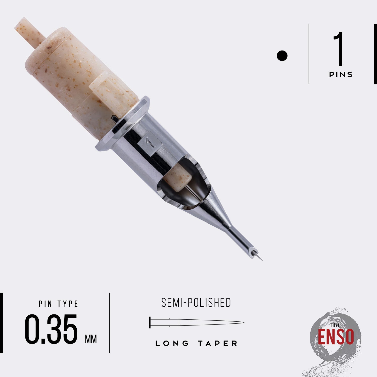TATSoul Semi-Polished Long Taper ENSO Cartridges - 0.35mm