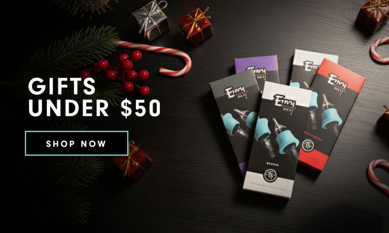 Gift boxes and candy cane with text 