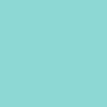 Solid blue background.