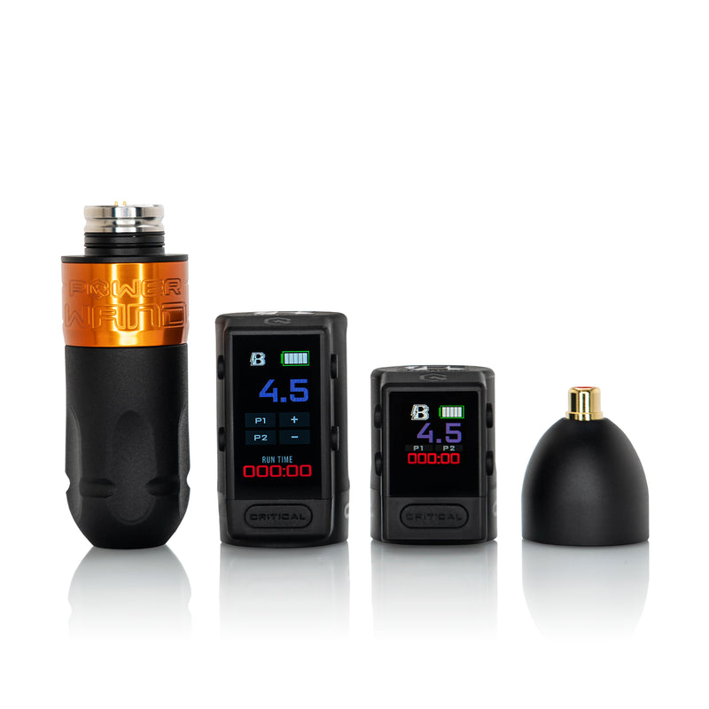 Bishop Power Wand Tattoo Machine with Advanced Battery - Full Set