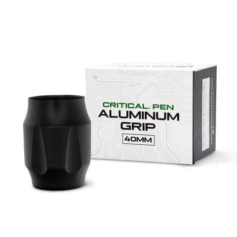 Critical Aluminum Grip Black - 40mm