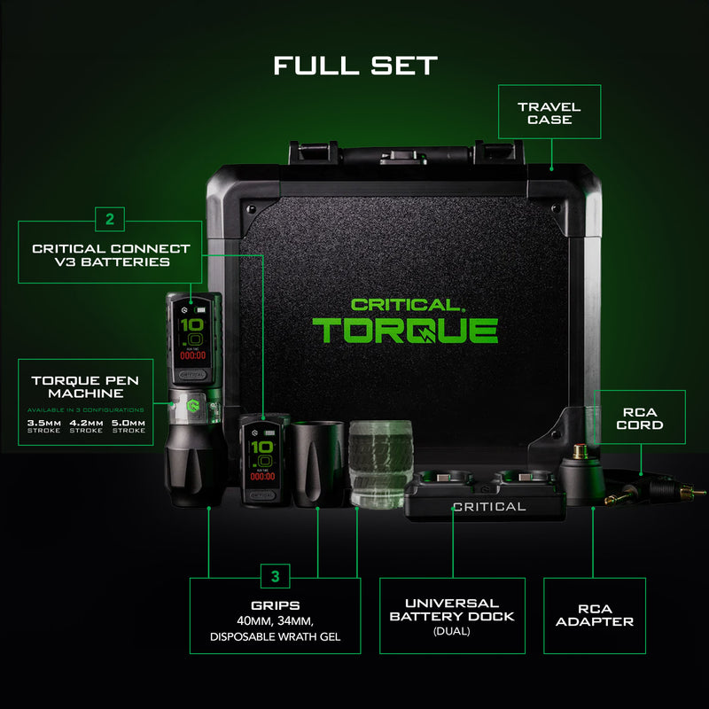 Critical Torque Wireless Tattoo Pen Machine