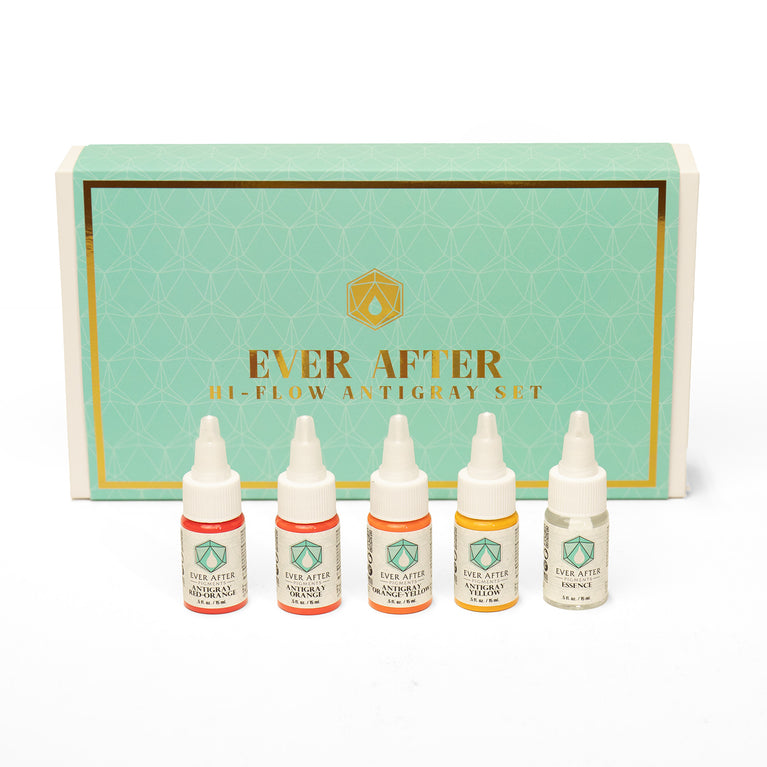 Ever After Pigments - Hi-Flow Antigray Set - 0.5oz - 5 bottles