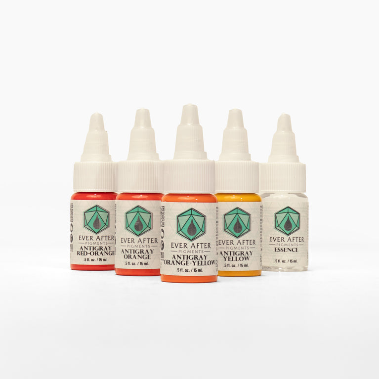 Ever After Pigments - Hi-Flow Antigray Set - 0.5oz - 5 bottles