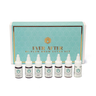 Ever After Pigments - Hi-Flow Brow Extra Set - 0.5 oz - 7 bottles