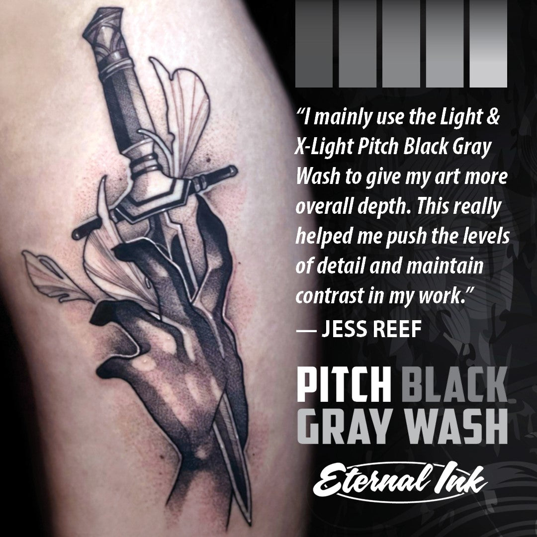 Eternal Ink - Pitch Black - Gray Wash Dark
