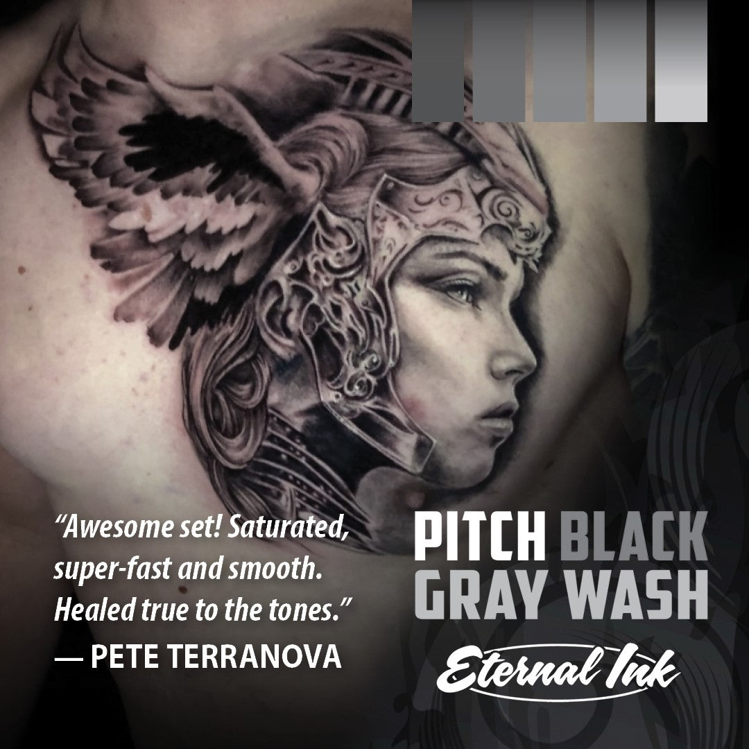 Eternal Ink - Pitch Black - Gray Wash Set