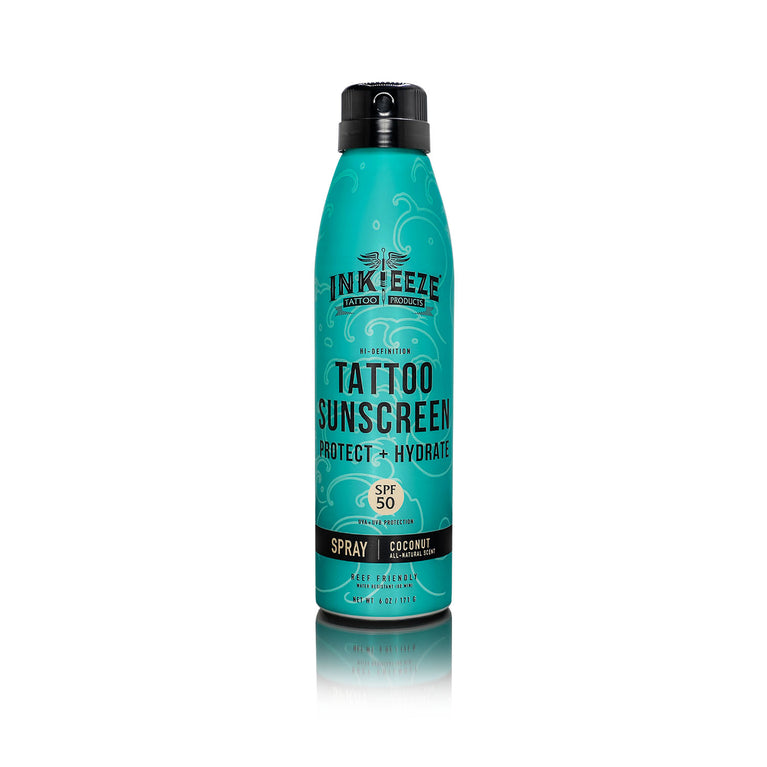 Inkeeze Hi-Definition Tattoo Sunscreen Spray SPF50