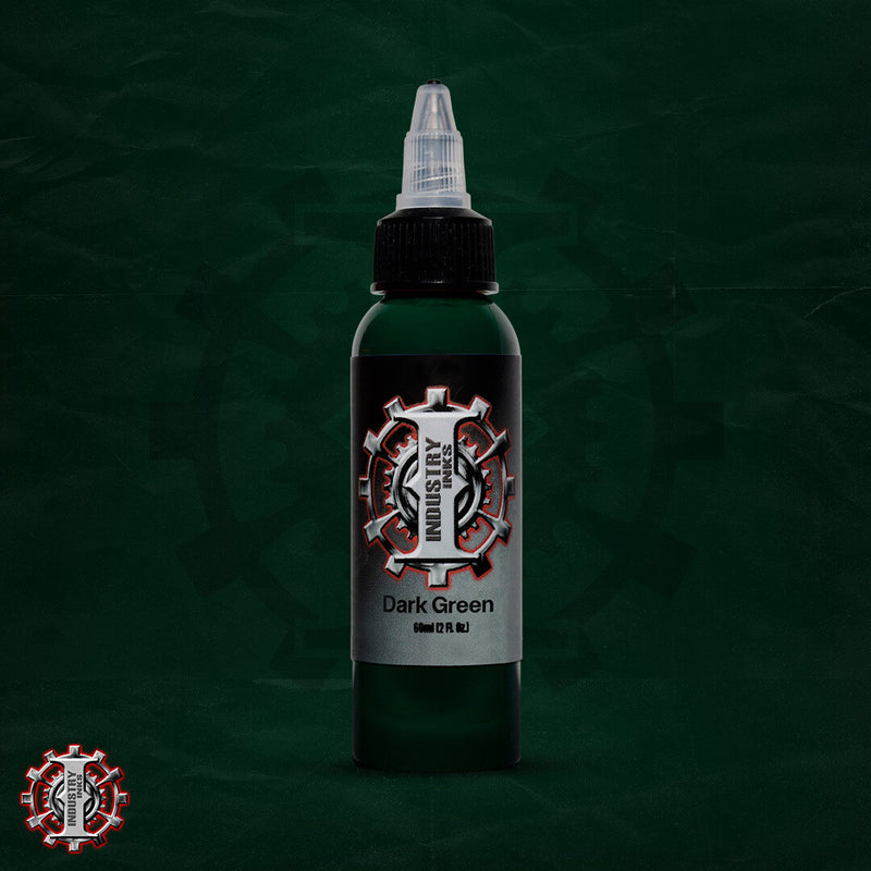 Industry Inks - Dark Green Tattoo Ink