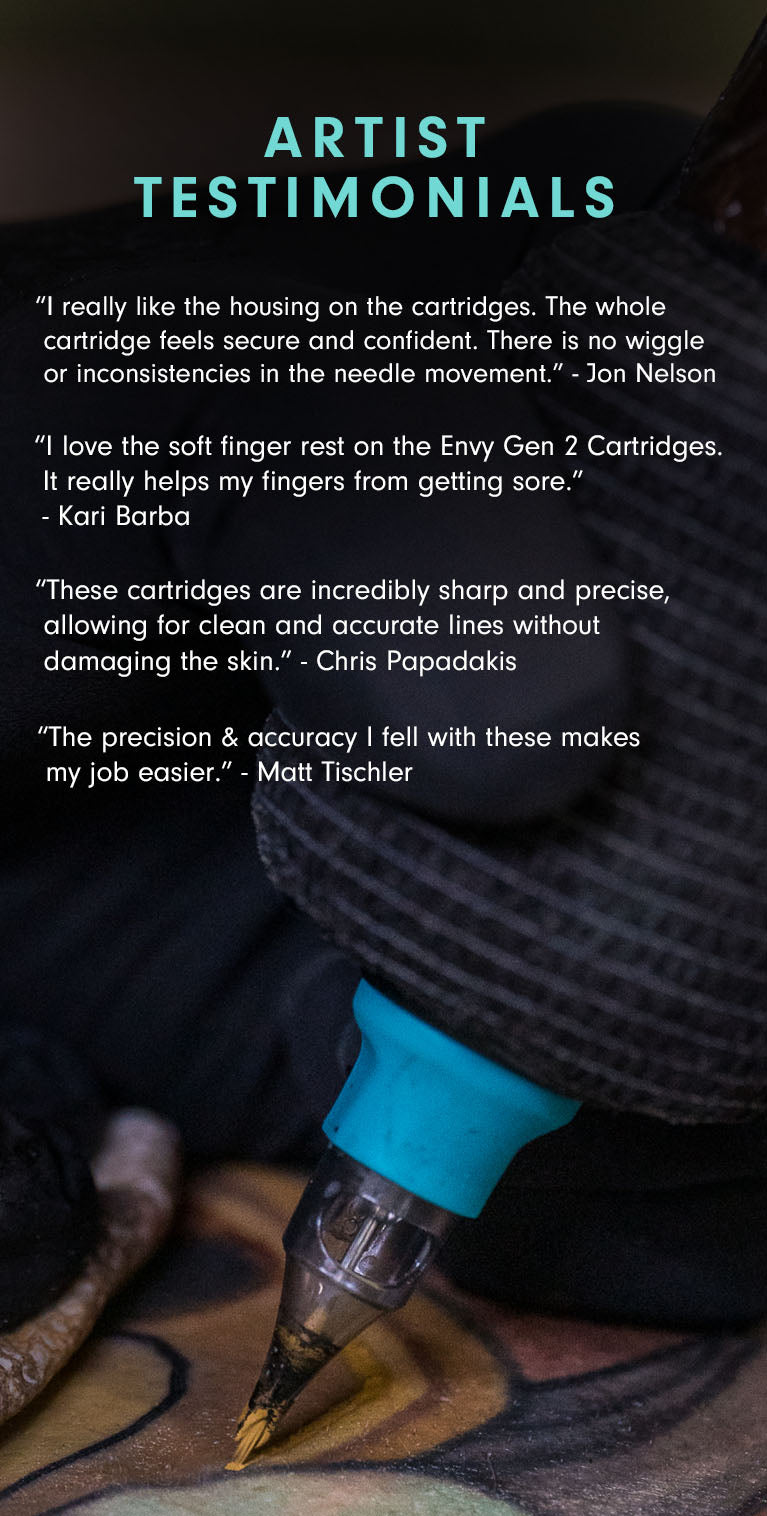 See what artists think of our Envy cartridges