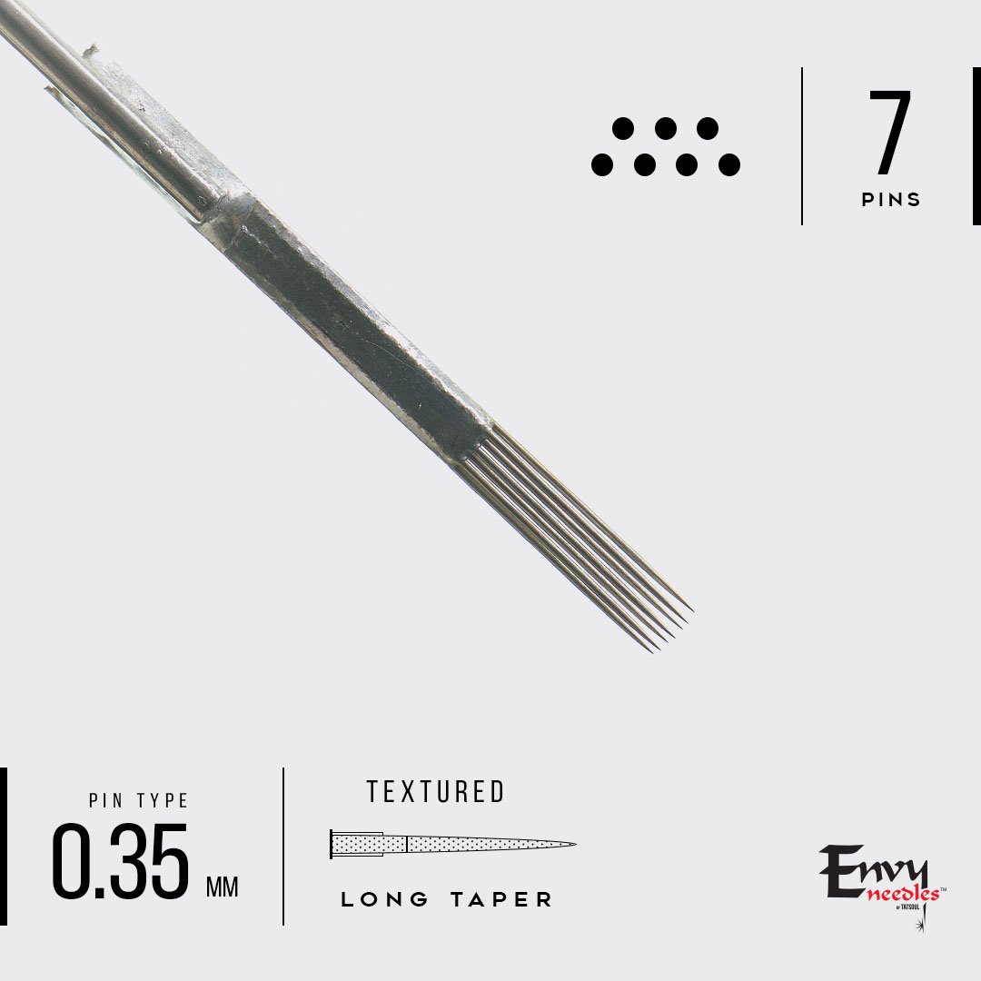 Envy Textured Needles Curved Magnum
