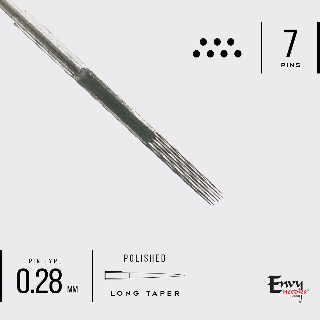 Envy Bugpin Curved Magnum Tattoo Needles