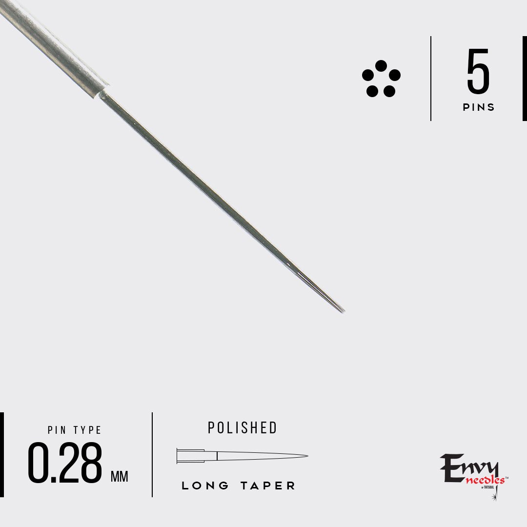 Envy Bugpin Round Liner Tattoo Needles