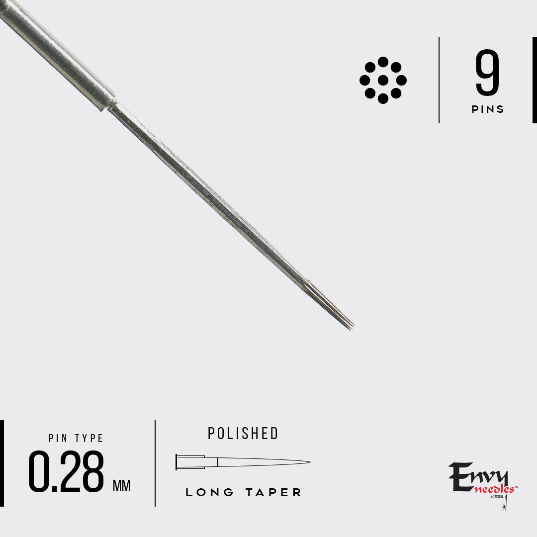 Envy Bugpin Round Liner Tattoo Needles