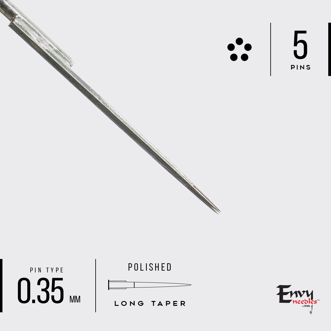 Envy Tattoo Needles by TATSoul - Standard Round Liner