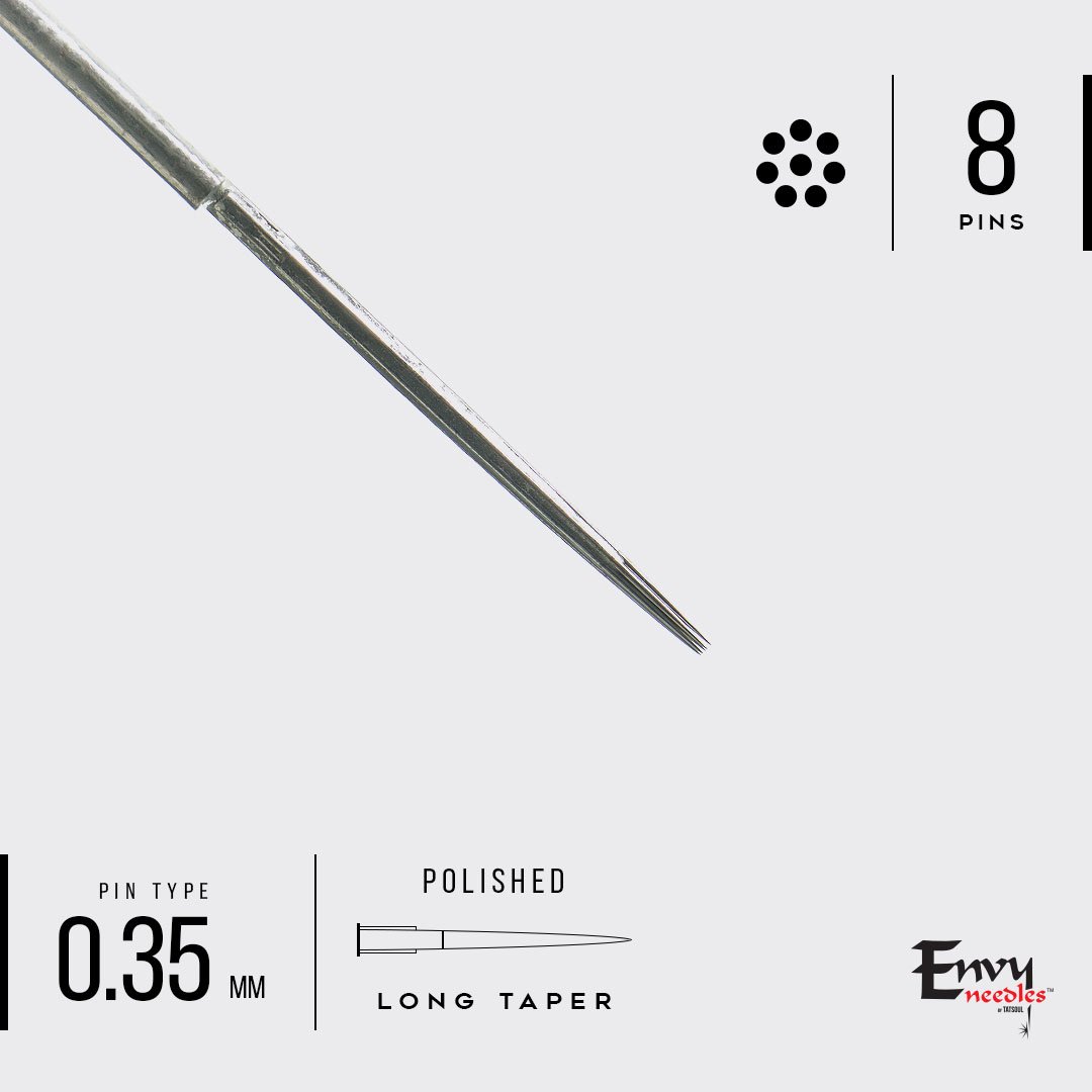 Envy Tattoo Needles by TATSoul - Standard Round Liner