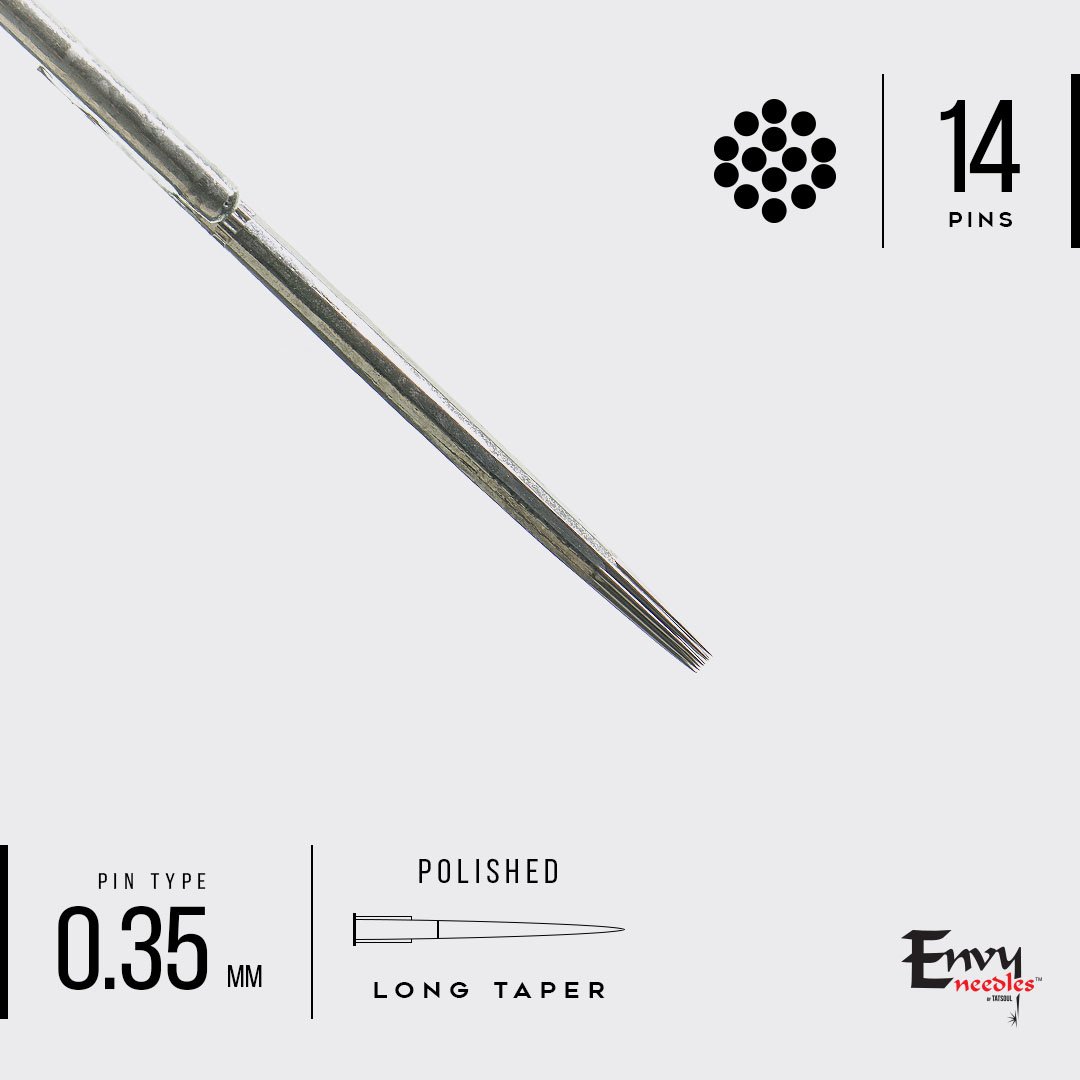 Envy Tattoo Needles by TATSoul - Standard Round Liner