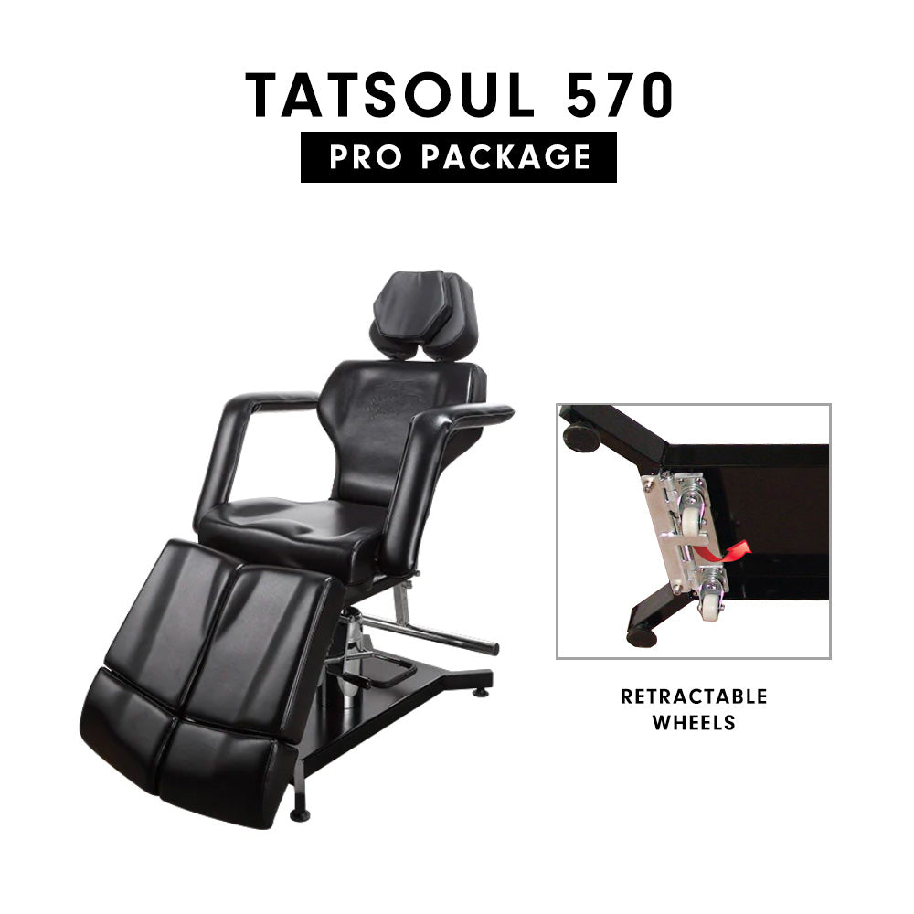 Hydraulic tattoo client chair portable tattoo studio equipment
