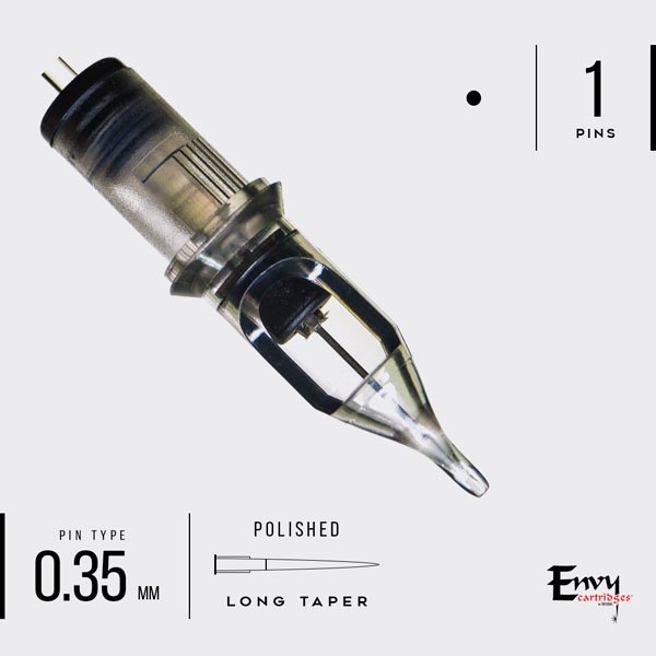 Envy Standard Round Liner Tattoo Needle Cartridge
